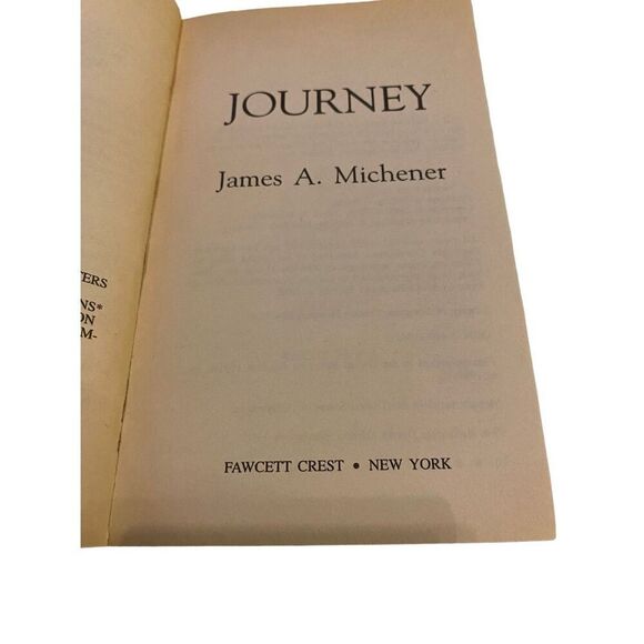 Journey By James A Michner Paperback Book Novel - Picture 4 of 12